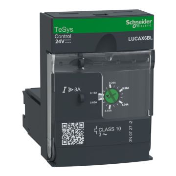 Unidad De Control Estándar, Tesys Ultra, 0,15-0,6 A, Motores 3p, Protección Magnética Térmica, Clase 10, Bobina 24 V Cc