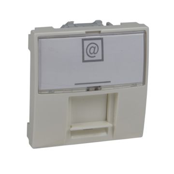 Caratula Toma Rj-45 Amp/krone Marfil Serie Única