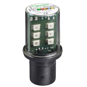 Bombilla Led Naranja, Luz Fija - Ba 15d - 24 V Ca/cc