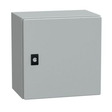 Spacial Crn Con Puerta Ciega Sin Placa De Montaje Anch300xalt300xprof200; Ip66; Ik10; Ral7035
