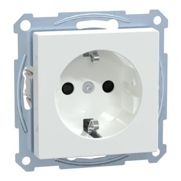 Elegance Schuko Completo Color Blanco Activo