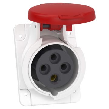 Toma Empotrar Inclinada; Pk Pratika Tornillo; 3p+t; 16 A; Ip44; 220 V