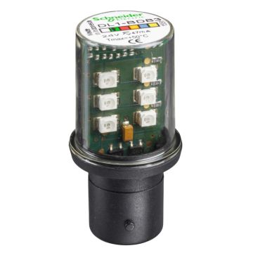 Harmony Xvb - Bombilla Led Verde, Luz Fija - Ba 15d - 24 V Ca/cc