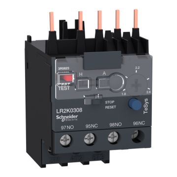 Relé Térmico - Tesys Lr2k – 3p 1,8...2,6a - Classe 10a