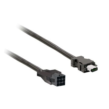 Cable De Potencia  5 M Apantallado 4 X 0,82 Mm², Bch2 Con Conector Rápido Y El Otro Extremo Abierto
