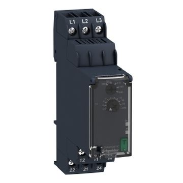 Zelio Control - Relé De Control De Subtensión Trifásico 380...480vac, 2 C/o