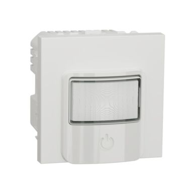 New Unica Detector De Mov. 10a C.Interruptor Blanco Polar