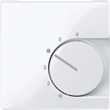 Tapa Termostato Ambiente Conmutador Elegance Blanco Activo