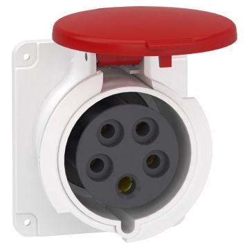 Clavija De Panel Recta Pk Patrika Conexión 32 A Ip44 380 V 3p+n+t 50-60 Hz