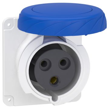 Pratika Socket - Fast - Straight - 32a - 2p + E - 200...250 V Ac - Panel