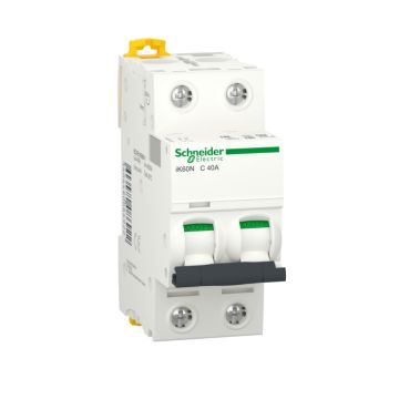 Interruptor Magnetotérmico, Acti9 Ik60, 2p, 40a, Curva C, 6ka