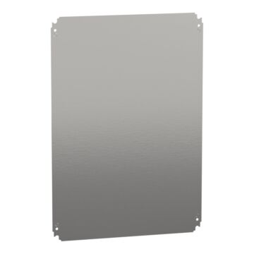 Placa De Montaje Metálica Plana Alt700xanch500mm De Acero Galvanizado