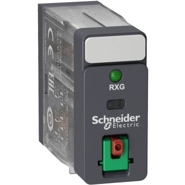 Zelio Relay - Interface Plug-in Relay - Zelio Rxg - 2c/o Sty Ard-230vac-5a - With Ltb Y  Led