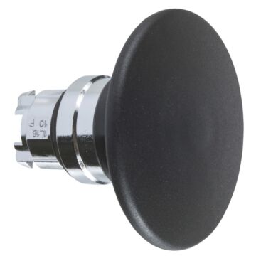 Cabeza Pulsador  Seta 60mm Negro