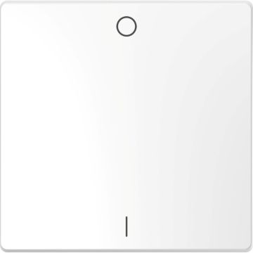 Tecla Bipolar Para Mecanismo D-life En Color Blanco Ártico