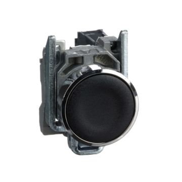 Harmony Xb4 - Cuerpo Pulsador Rasante Normalmente Abierto Negro