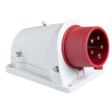 Pratika Plug - Angled - 16a - 3p + E - 380...415 V Ac - Ip44 - Wall-mounted