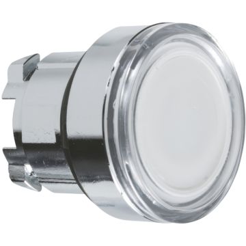 Cabeza Pulsador  Luminoso Ras Ba9s Blanco