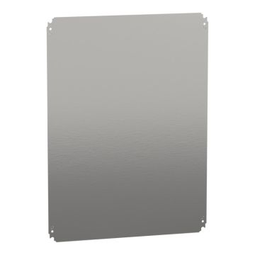 Placa De Montaje Metálica Plana Alt800xanch600mm De Acero Galvanizado