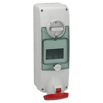 Unika Base Con Interruptor De Bloqueo 63 A 3p+n+t 380...415 Vca Ip65 Mural