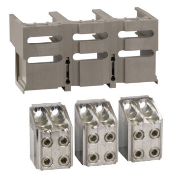 Juego De Conectores De Cable Desnudo Y Protector De Terminal, Compact Ns 630b A 1600, Fijo, Conectado Frontal, 240 Mm², 3 Polos