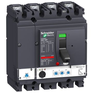 Interruptor Electrónico Micrologic 2.2 100a 4p 4r