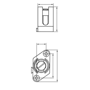 Safety Terminals Section 1x4mm² . Supply : 20