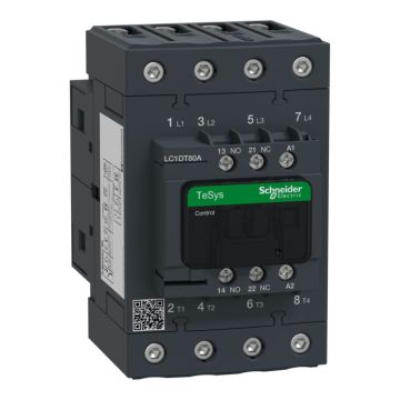 Contactor Tesys D - 4p(4 Na) - Ac-1 - <= 440 V 80 A - 48 V Ca 50/60 Hz Bobina
