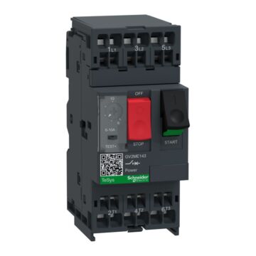 Disjuntor-motor Magnetotérmico Gv2me - 6/10a Com Terminais De Mola