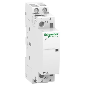 Contactor Modular Acti9 Ict 25 A 2 P 2 Na 230/240v Ca