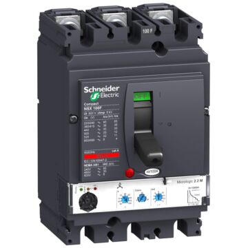 Interruptor Electrónico Micrologic 2.2 100a 3p 3r
