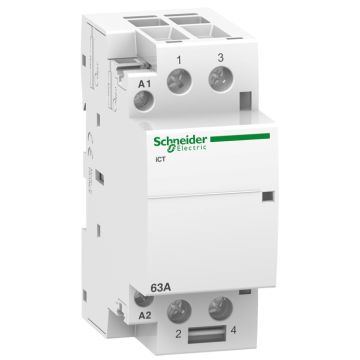 Contactor Modular Acti9 Ict 63 A 2 P 2 Na 230/240v Ca