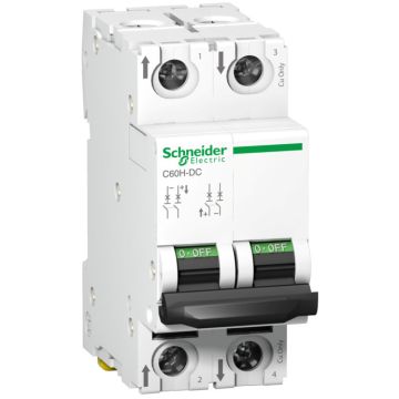 Miniature Circuit Breaker - C60h - 2 Poles - 10 A - C Curve