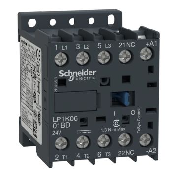 Contactor Tesys K - 3p(3 Na) - Ac-3 - <= 440 V 9 A - 12 V Bobina Cc