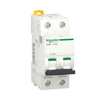 Interruptor Magnetotérmico, Acti9 Ik60, 2p, 25a, Curva C, 6ka
