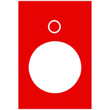 Leyenda - 30 X 40 Mm - Rojo - 0