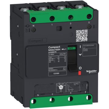 Interruptor Nsxm 50ka Tm125d 4p/4p Tornillo