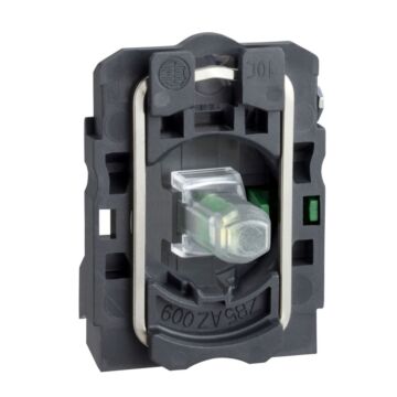 Cuerpo Diámetro 22mm 24v 1 Na Con Led Verde Tornillo Embellecedor Plástico