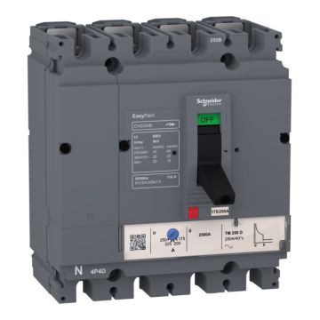 Easypact Cvs - Interruptor Automático Cvs250b Tm250d - 4p/4r