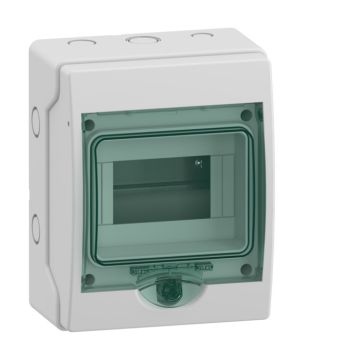 Mini Kaedra - Caja Estanca - Superficie - 1 Fila - 6 Mód. - Ip65