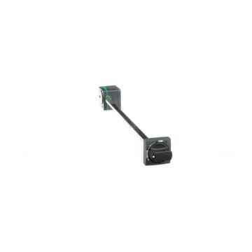 Mango Giratorio Lateral Negro Ip54 Para Interruptor De Circuito E Interruptor