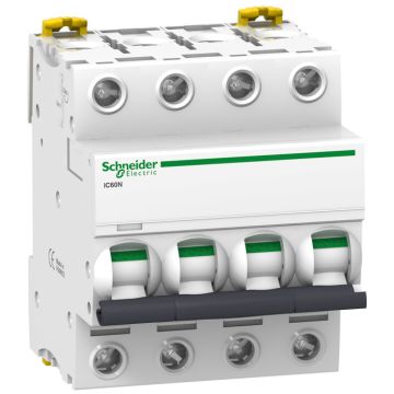 Interruptor Magnetotérmico; Acti9 Ic60n; 4p; 63 A; Curva C; 6000 A/10 Ka