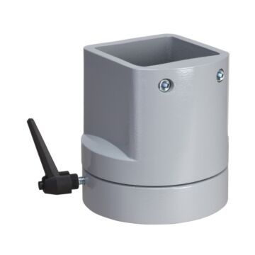 Fijación Giratoria A Caja, Cuadrado 80 Mm Ral 7040. Para S3cm Hmi Encl.