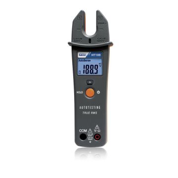 HT100 TRMS - Pinza Amp. Digital con maxilar abierto 200ACA TRMS