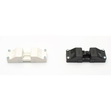 Conj. conector hembra. Cable redondo.  Negro