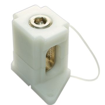 Regleta de hilo pasante 2x6 mm2, 12 polos