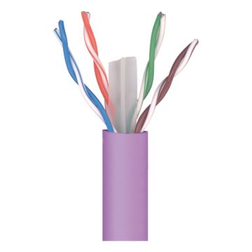Cable datos DK6000 U/UTP Dca Cu 23AWG CAT6 LSFH 305m violeta