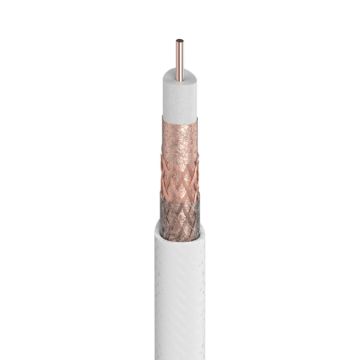 Cable coaxial T100 PLUS blanco