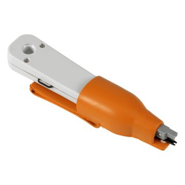 Herramienta profesional de montaje de cable para conectorización en regletas y paneles