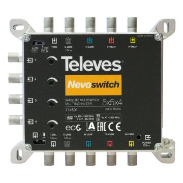 Multiswitch Nevoswitch 5x5x4 terminal cascada